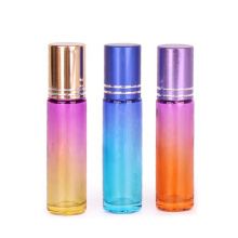 10ml roll-on colorful glass lip oil bottle lip gloss glass bottle with screw lid